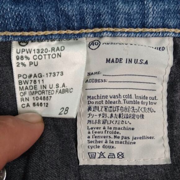 J706 EUC $225 AG the Tomboy Relaxed Fit Cropped 28 - Picture 10 of 11